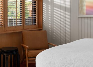Custom Shutters & Pocket Doors – The Porches Inn, Berkshire Mountains