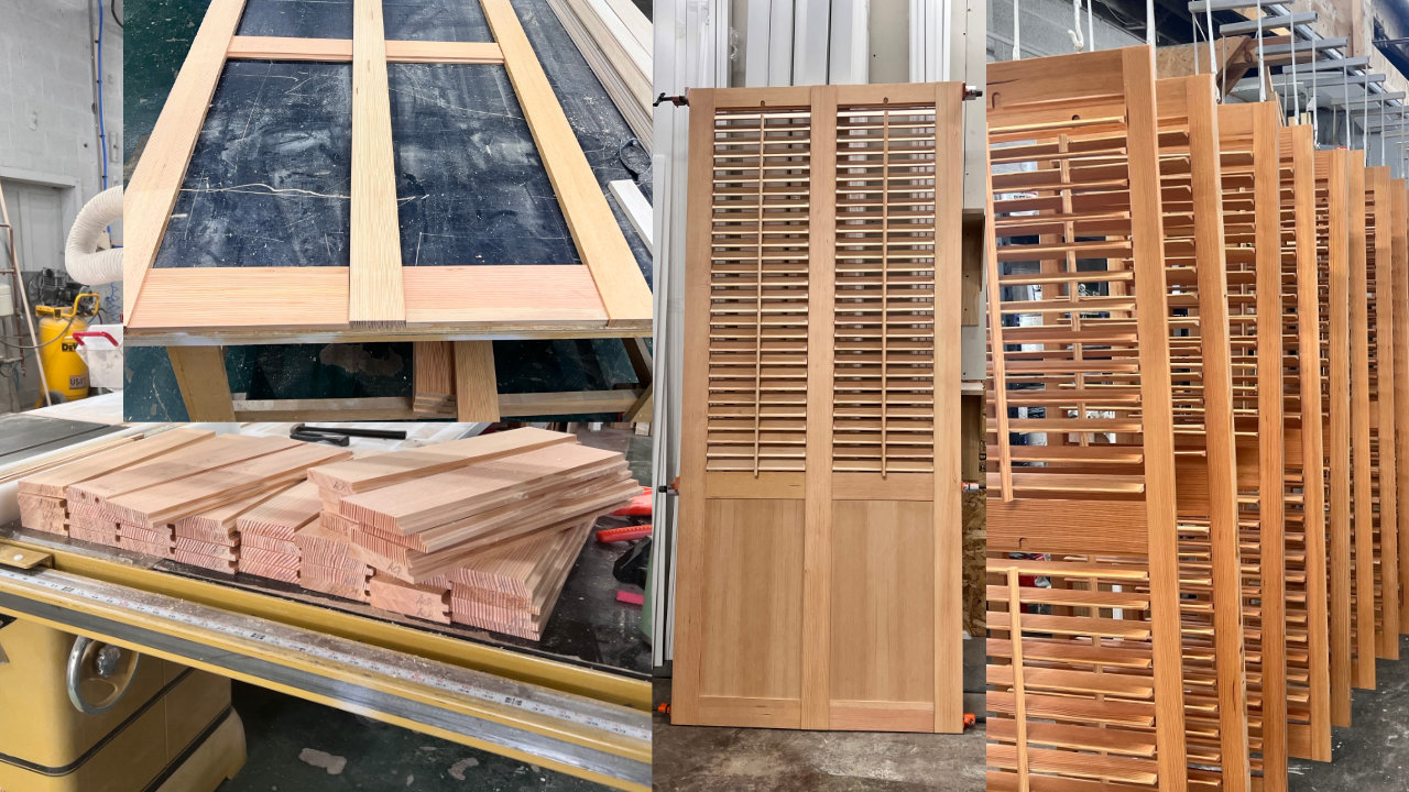 Custom Shutters & Pocket Doors – The Porches Inn, Berkshire Mountains